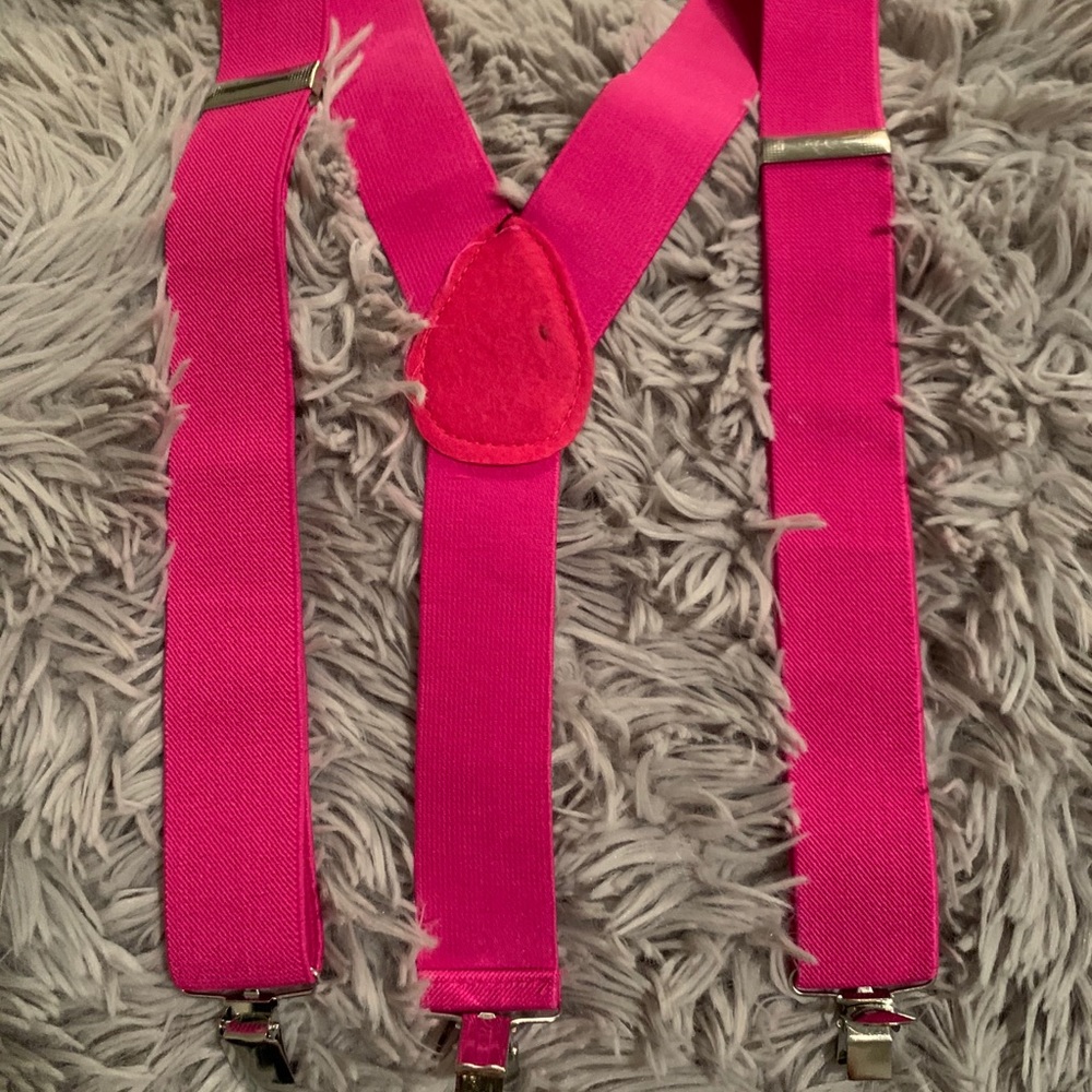 pink vest/belt straps